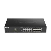 D-Link DGS-1100 Series 16-Port Gigabit Smart Managed Switch met VLAN support, layer 2 features, QoS, 802.3az EEE, Fanless - thumbnail