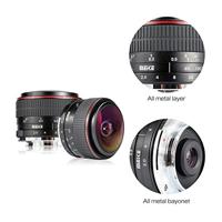 Meike Optics MK fisheye Ultra groothoeklens 6,5 mm f2.0 voor Fuji X - thumbnail
