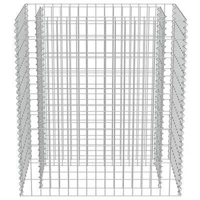 Gabion plantenbak 90x50x100 cm gegalvaniseerd staal - thumbnail
