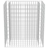 VidaXL Gabion plantenbak verhoogd 90x50x100 cm gegalvaniseerd staal - thumbnail