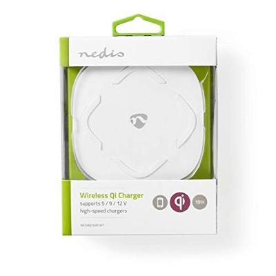 Nedis wchaq15w1wt draadloze oplader 2,0 a 15 w wit