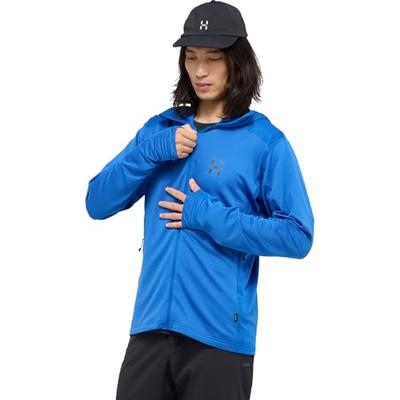 Haglofs L.I.M Mid Multi II Hood Fleece Heren Electric Blue M Haglofs L.I.M Mid Multi II Hood Fleece Heren Electric Blue M