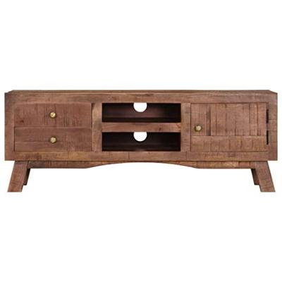 Tv-meubel 110x30x40 cm ruw mangohout