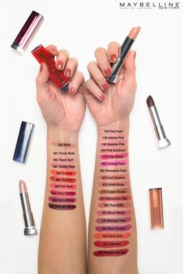 Maybelline Color Sensational Lipstick The Pinks - 882 Fiery Fuchsia - Roze - Glanzende Lippenstift Maybelline Color Sensational Lipstick The Pinks - 882 Fiery Fuchsia - Roze - Glanzende Lippenstift