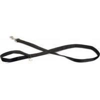 Hondenriem Mac Leather 120cm x 25mm zwart - thumbnail