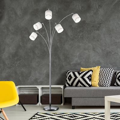 Reality Vloerlamp Tommy - Metaal - Nikkel Mat Reality Vloerlamp Tommy - Metaal - Nikkel Mat