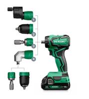 Hikoki DS18DDQWRZ | Accu boor-schroefmachine | 18V | 55 Nm | Inclusief opzetstukken, 2 x 2,0 Ah accu's en lader | In HSC II koffer - DS18DDQWRZ - thumbnail