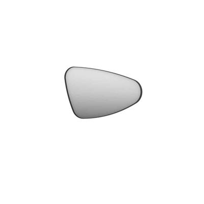 INK SP22 Spiegel - 80x4x50cm - organisch - in stalen kader - rechts aluminium zwart mat 8409200 INK SP22 Spiegel - 80x4x50cm - organisch - in stalen kader - rechts aluminium zwart mat 8409200