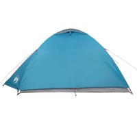 Tent 4-persoons 267x272x145 cm 185T taft blauw - thumbnail