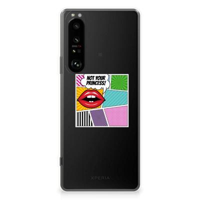 Sony Xperia 1 III | Sillicone Back Cover | Popart Princess Sony Xperia 1 III | Sillicone Back Cover | Popart Princess