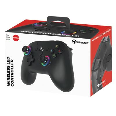 Draadloze controller - SUBSONIC - Switch 2 / Switch - Programmeerbare LED's - Trillingen - Gyroscoop - Zwart Draadloze controller - SUBSONIC - Switch 2 / Switch - Programmeerbare LED's - Trillingen - Gyroscoop - Zwart