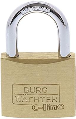 Burg Wächter 4er Set Set Quadro 222 40 SB Hangslot Gelijksluitend Messing Sleutelslot Burg Wächter 4er Set Set Quadro 222 40 SB Hangslot Gelijksluitend Messing Sleutelslot
