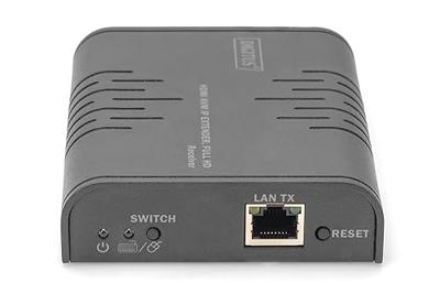 Digitus DS-55530 1 poort HDMI Extender set Zwart