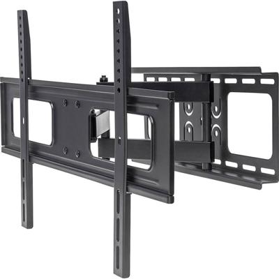 Manhattan 461283 TV-beugel 94,0 cm (37) - 177,8 cm (70) Kantelbaar, Zwenkbaar Voor curved TVs, Variabele afstand tot de muur, Verstelbare ondersteun