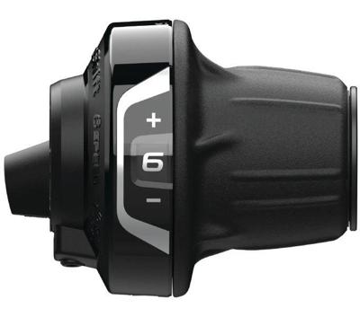 Draaiversteller (rechts) 6-speed Shimano Tourney SL-RV400 - zwart/zilver