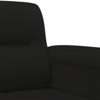 Fauteuil 60 cm microvezelstof zwart - thumbnail