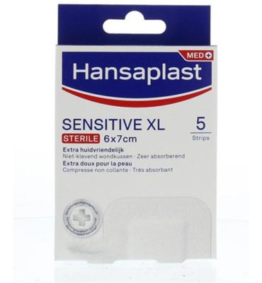 Hansaplast Pleister sensitive XL 5 Stuks