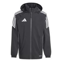adidas Tiro 24 Regenjas Zwart Wit - thumbnail