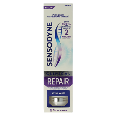 Sensodyne Clinical Repair Active White Tandpasta Sensodyne Clinical Repair Active White Tandpasta