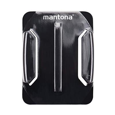 Mantona 3M zelfklevende bevestiging set van 4 (plat en gebogen, GoPro Session, geschikt voor GoPro Hero 2/3/3+/4)