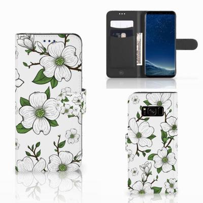 Samsung Galaxy S8 Hoesje Dogwood Flowers Samsung Galaxy S8 Hoesje Dogwood Flowers