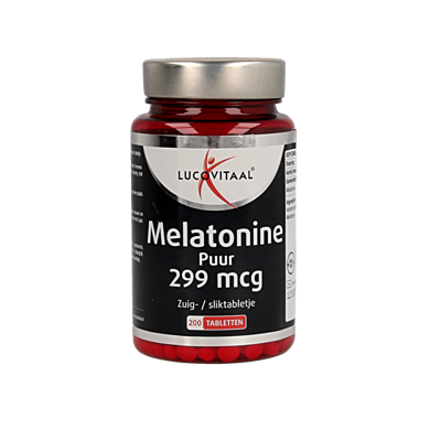 Lucovitaal Melatonine Puur 299mcg Tabletten Lucovitaal Melatonine Puur 299mcg Tabletten