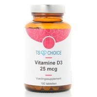 TS Choice Vitamine D3 25 mcg Tabletten - thumbnail