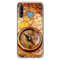 Huawei P30 Lite Telefoonhoesje met valbescherming Kompas - thumbnail