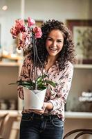 LECHUZA Plantenbak ORCHIDEA ALL-IN-ONE Mat wit - thumbnail