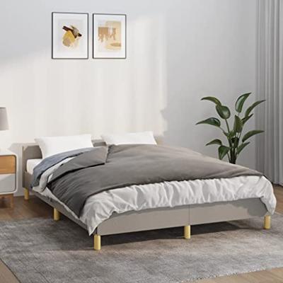 VidaXL Verzwaringsdeken met hoes 120x180 cm 9 kg stof grijs VidaXL Verzwaringsdeken met hoes 120x180 cm 9 kg stof grijs