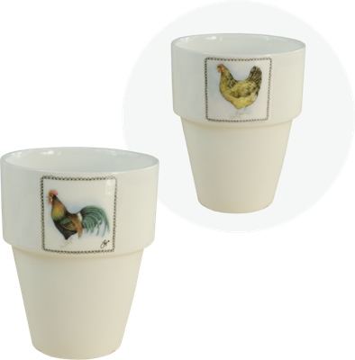 Boerenwinkel Melkbeker Haan/Hen