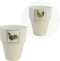 Boerenwinkel Melkbeker Haan/Hen - thumbnail