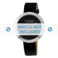 Jacques Lemans horlogeband LP-113A Leder Zwart - thumbnail