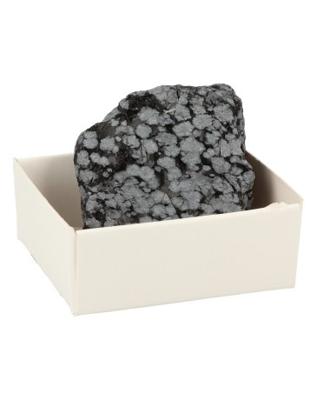 Ruwe Obsidiaan Sneeuwvlok Edelsteen ca. 4 cm