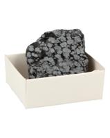 Ruwe Obsidiaan Sneeuwvlok Edelsteen ca. 4 cm - thumbnail