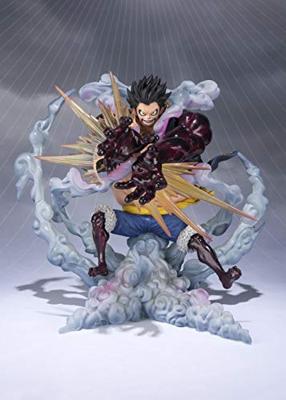 One Piece FiguartsZERO PVC Statue Monkey D. Luffy Gear 4 Leo Bazooka Reissue 18 cm