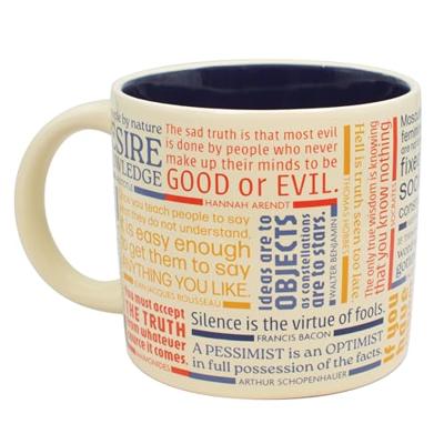 UPG Mok - Ik Drink Dus Ik Ben (Filosofie) Quote