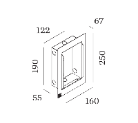 Wever & Ducre - ORIS / RETO 2.0 RECESSED HOUSING INCL. PLASTERKIT - thumbnail