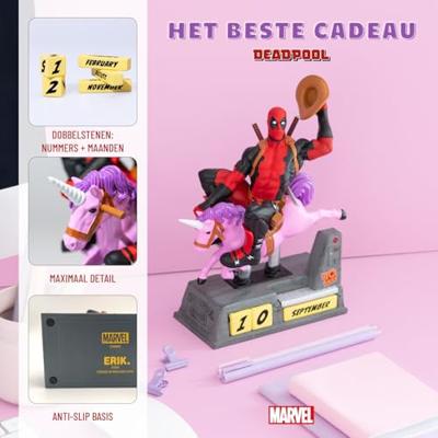 Deadpool 3D perpetual Calendar