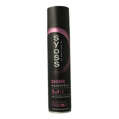 Syoss 3in1 Shine Haarspray Hold 4 Syoss 3in1 Shine Haarspray Hold 4