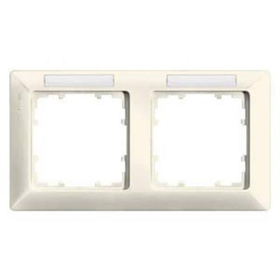 Siemens 5TG25821 Frame 2-voudig Delta Wit Schakelmateriaal 1 stuk(s)