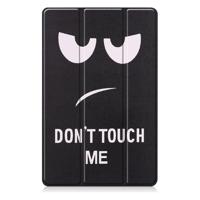 Shop4 - Samsung Galaxy Tab A7 10.4 (2020) Hoes - Smart Book Case Don't Touch Me Zwart - thumbnail