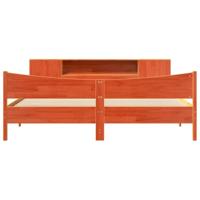 Bedframe zonder matras massief grenenhout wasbruin 180x200 cm - thumbnail