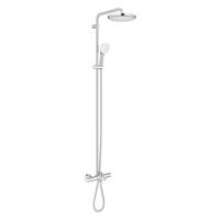 Grohe Tempesta System 250 Professional regendoucheset met 3 straalsoorten en thermostaatkraan incl. baduitloop Ø25cm chroom - thumbnail