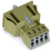 WAGO 890-764 Netstekker WINSTA MINI Bus, recht Totaal aantal polen: 4 16 A Lichtgroen 50 stuk(s) - thumbnail