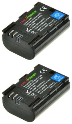 ChiliPower LP-E6 accu voor Canon - 1850mAh - 2-Pack ChiliPower LP-E6 accu voor Canon - 1850mAh - 2-Pack
