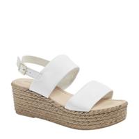 5th Avenue leren sleehakken wit - thumbnail