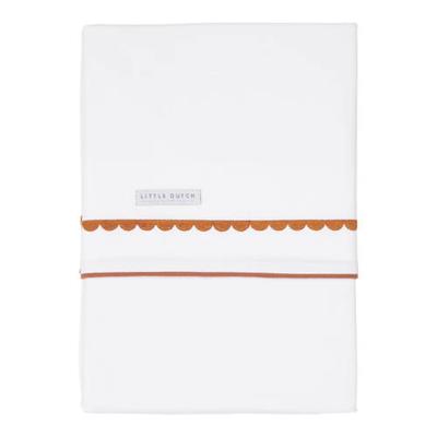 Little Dutch laken Pure Rust rounded geborduurd-70x100 cm Little Dutch laken Pure Rust rounded geborduurd-70x100 cm