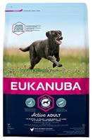 EUKANUBA premium hondenvoer met kip voor grote rassen - droogvoer voor volwassen honden, 3 kg - thumbnail