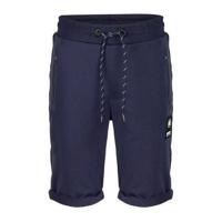 Indian Blue Jeans skinny sweatshort met zijstreep donkerblauw - thumbnail